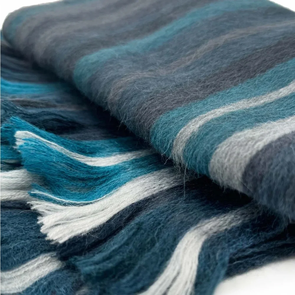 Shupaca: Alpaca Scarf - Calypso‎ Fringe